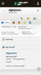 Mobile Screenshot of digitalisim.deviantart.com