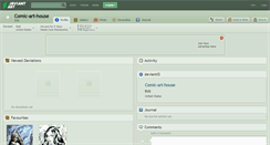 Desktop Screenshot of comic-art-house.deviantart.com