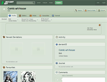 Tablet Screenshot of comic-art-house.deviantart.com