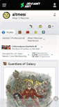 Mobile Screenshot of altmess.deviantart.com