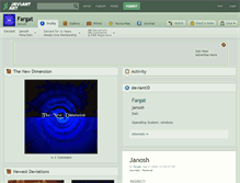 Tablet Screenshot of fargat.deviantart.com