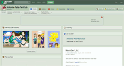 Desktop Screenshot of antonia-pete-fanclub.deviantart.com