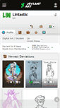Mobile Screenshot of lintastic.deviantart.com