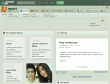 Tablet Screenshot of legna69.deviantart.com