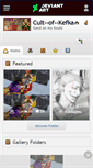 Mobile Screenshot of cult--of--kefka.deviantart.com
