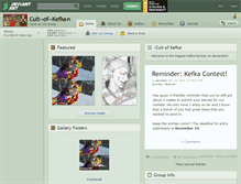 Tablet Screenshot of cult--of--kefka.deviantart.com