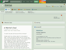 Tablet Screenshot of hiroki-kun.deviantart.com