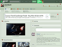 Tablet Screenshot of akenbosch.deviantart.com