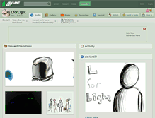 Tablet Screenshot of lforlight.deviantart.com