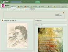 Tablet Screenshot of ambm.deviantart.com