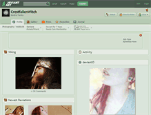 Tablet Screenshot of crestfallenwitch.deviantart.com