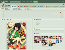 Tablet Screenshot of elninox.deviantart.com