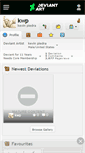 Mobile Screenshot of kwp.deviantart.com