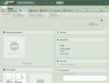 Tablet Screenshot of kwp.deviantart.com