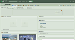 Desktop Screenshot of ladysanger.deviantart.com