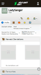 Mobile Screenshot of ladysanger.deviantart.com