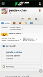 Mobile Screenshot of panda-x-chan.deviantart.com