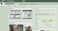 Desktop Screenshot of chaoscrowcomics.deviantart.com