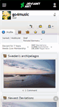 Mobile Screenshot of go4music.deviantart.com