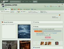 Tablet Screenshot of hussienal-shteri.deviantart.com