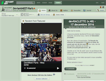 Tablet Screenshot of deviantmeet-paris.deviantart.com