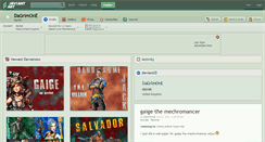 Desktop Screenshot of dagrimone.deviantart.com