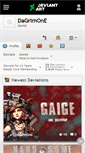 Mobile Screenshot of dagrimone.deviantart.com