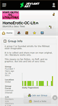 Mobile Screenshot of homoerotic-oc-lit.deviantart.com