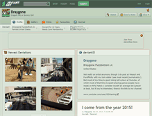 Tablet Screenshot of draygone.deviantart.com