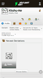 Mobile Screenshot of kisshu-me.deviantart.com