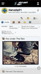 Mobile Screenshot of maruska91.deviantart.com