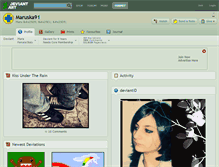 Tablet Screenshot of maruska91.deviantart.com