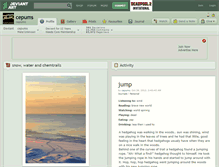 Tablet Screenshot of cepums.deviantart.com