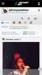 Mobile Screenshot of johnnysunshine.deviantart.com