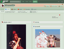 Tablet Screenshot of johnnysunshine.deviantart.com