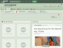 Tablet Screenshot of parkerlongabaugh.deviantart.com