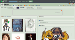Desktop Screenshot of macheka.deviantart.com