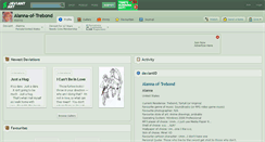 Desktop Screenshot of alanna-of-trebond.deviantart.com