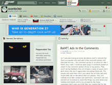 Tablet Screenshot of aconite360.deviantart.com