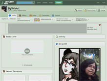 Tablet Screenshot of biggirlsart.deviantart.com