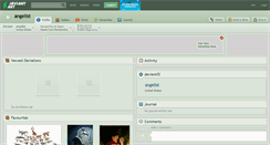 Desktop Screenshot of angelist.deviantart.com