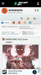Mobile Screenshot of ameoname.deviantart.com