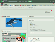 Tablet Screenshot of lalen.deviantart.com