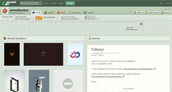 Desktop Screenshot of jamesrandom.deviantart.com