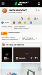 Mobile Screenshot of jamesrandom.deviantart.com