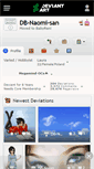 Mobile Screenshot of db-naomi-san.deviantart.com