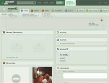 Tablet Screenshot of mrem82.deviantart.com