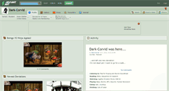 Desktop Screenshot of dark-corvid.deviantart.com