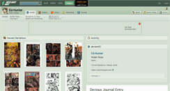 Desktop Screenshot of ed-hunter.deviantart.com
