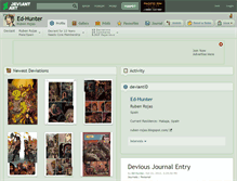 Tablet Screenshot of ed-hunter.deviantart.com